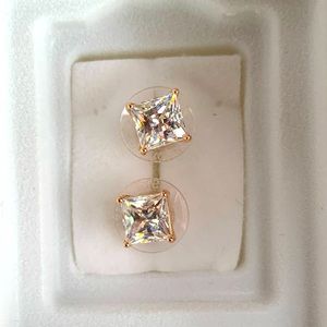 Swarovski Rose Gold Stud Earrings